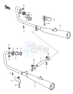 KZ 440 A [LTD] (A1) [LTD] drawing MUFFLERS -- 80 A1- -