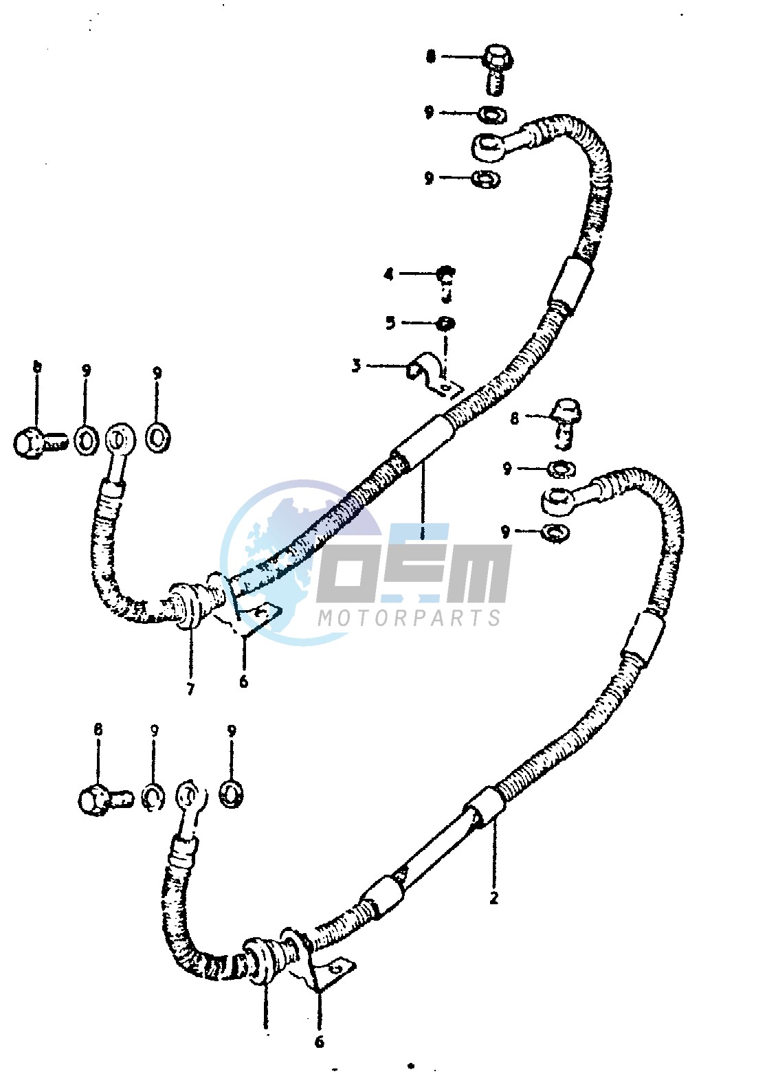 REAR BRAKE HOSE