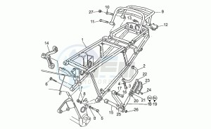 Quota 1000 drawing Rear frame