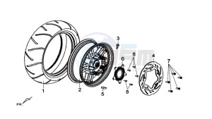 MAXSYM 600 I ABS EXECUTIVE (LX60A3-EU) (E4) (L7-M0) drawing RR. WHEEL