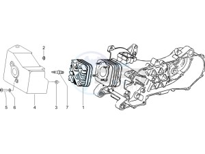 Liberty 50 2t (UK) UK drawing Cylinder head cover