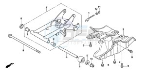 TRX90 drawing SWINGARM