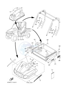 YXR700F YXR7FB RHINO 700 (1RB2 1RB3 1RB4 1RB5) drawing EMBLEM & LABEL 1