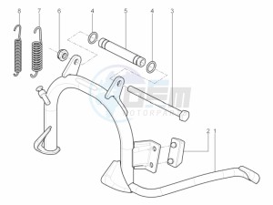 Typhoon 125 4T 2V E3 (NAFTA) USA drawing Stand/s