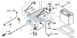 TRX420FED TRX420 Europe Direct - (ED) drawing BATTERY