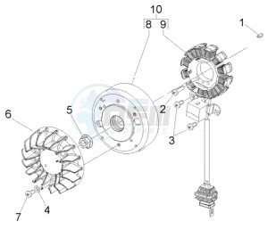 Liberty 50 2t RST ptt (CH) Switserland drawing Flywheel magneto