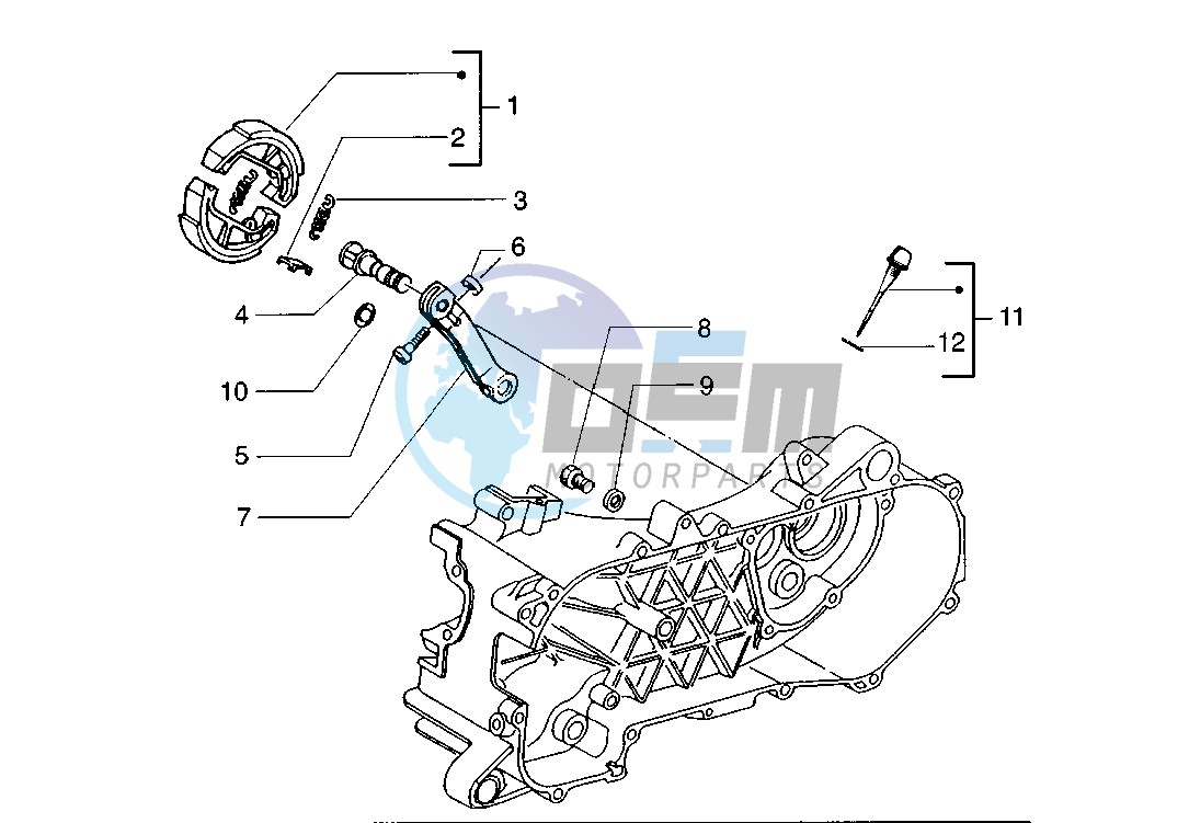 Rear brake lever