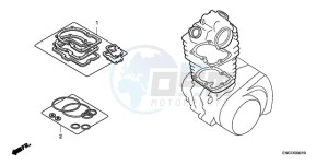 CBR125RWA Australia - (U / WH) drawing GASKET KIT A