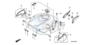 CBR1000RA9 Korea - (KO / ABS MME) drawing TOP SHELTER