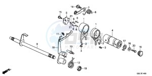 CRF50FC drawing GEARSHIFT DRUM