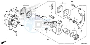 TRX420FM2G TRX420 ED drawing FRONT BRAKE CALIPER