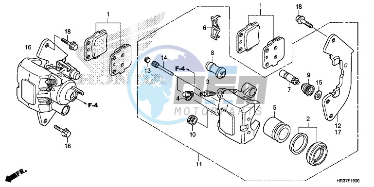 FRONT BRAKE CALIPER