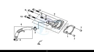 CRUISYM 300 (LV30W1-EU) (L8-M0) drawing WATER PUMP COVER