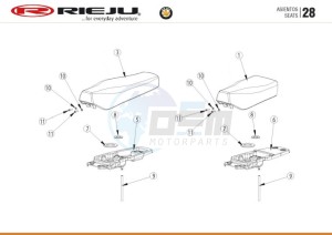 BYE-BIKE-BLACK 50 drawing SEAT