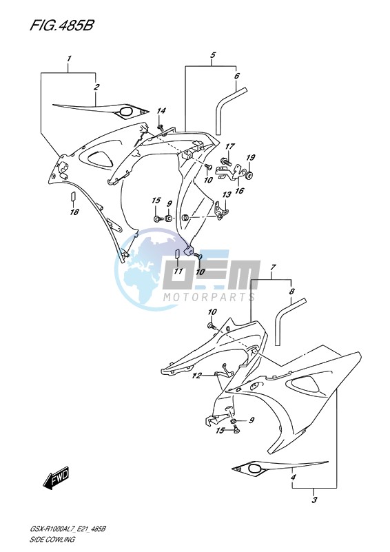 SIDE COWLING (YKV,YVZ)