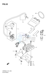 GSF650 (E21) Bandit drawing ELECTRICAL (GSF650SAL1 E21)