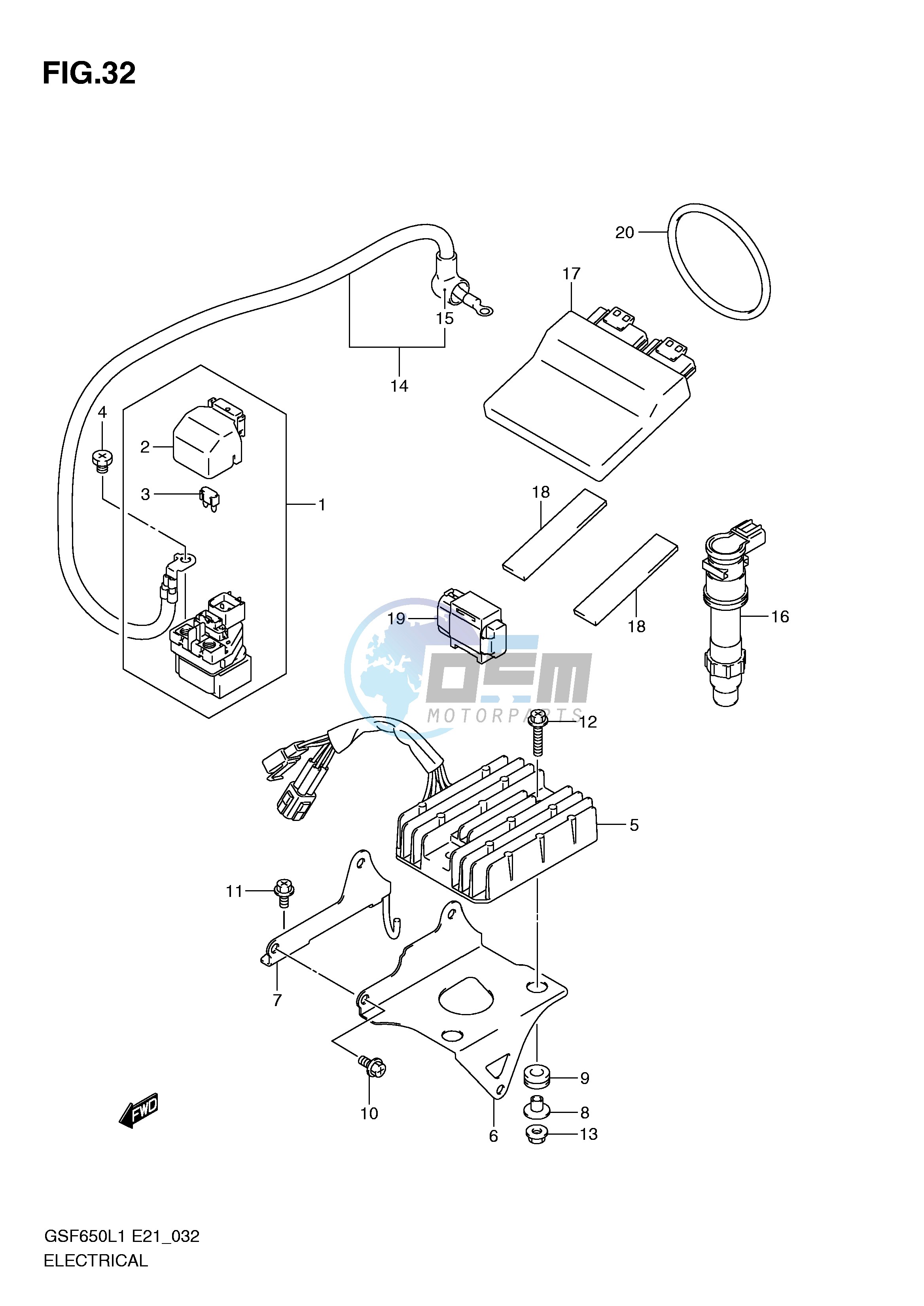 ELECTRICAL (GSF650SAL1 E21)