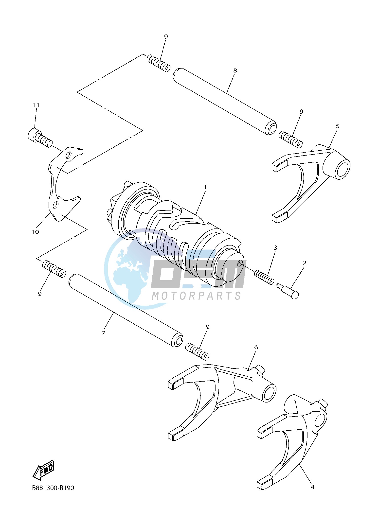 SHIFT CAM & FORK