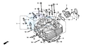 FMX650 FMX650 drawing CYLINDER HEAD