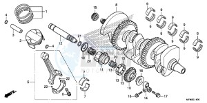 CB1000RAF CB1000R 2ED - (2ED) drawing CRANKSHAFT/PISTON