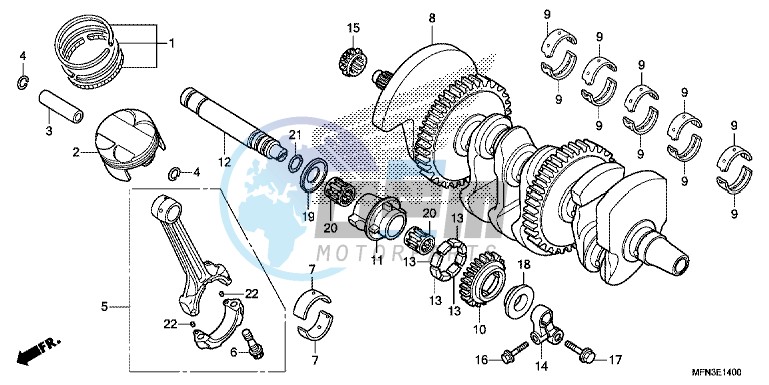 CRANKSHAFT/PISTON