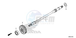 TRX680FAH Europe Direct - (ED) drawing FINAL SHAFT