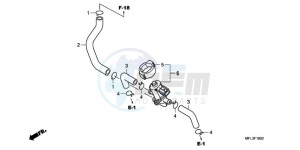 CBR1000RR9 UK - (E / MKH REP) drawing AIR INJECTION CONTROL VALVE