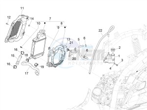 MEDLEY 125 4T IE ABS E4 2020 (EMEA) drawing Cooling system