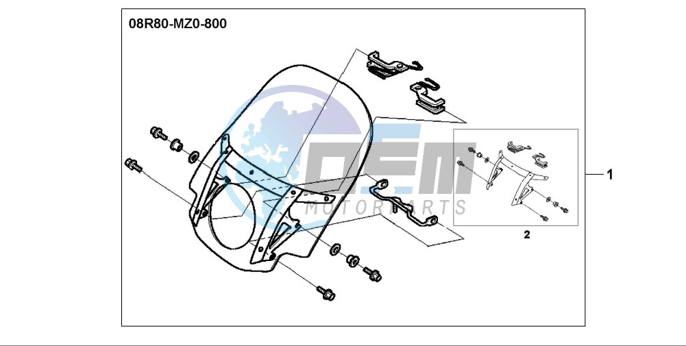 WINDSHIELD KIT