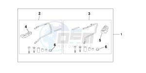 CBF1000S drawing PANNIER STAY