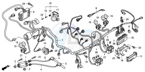 FJS400D SILVER WING drawing WIRE HARNESS