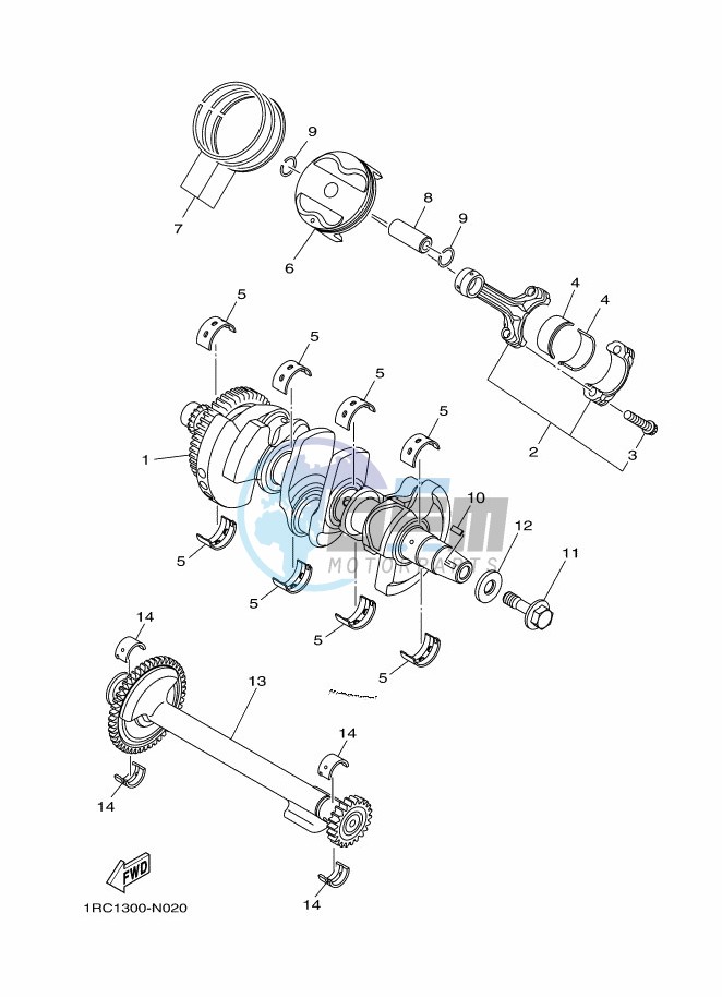 CRANKSHAFT & PISTON