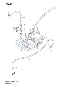 GS500 (P3) drawing CANISTER (P33)