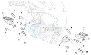 RXV-SXV 450-550 drawing Foot rests