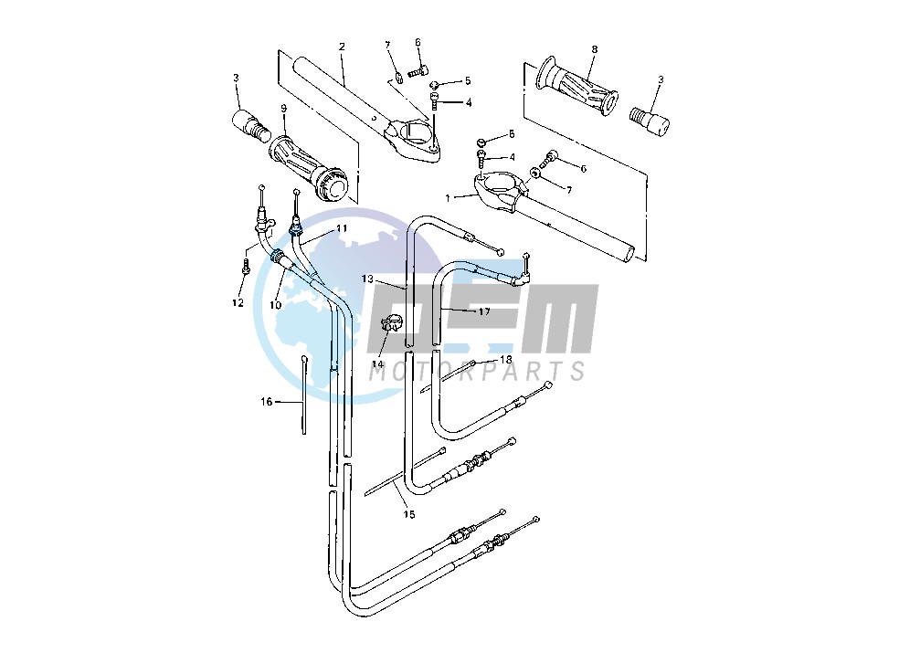 STEERING HANDLE -CABLE