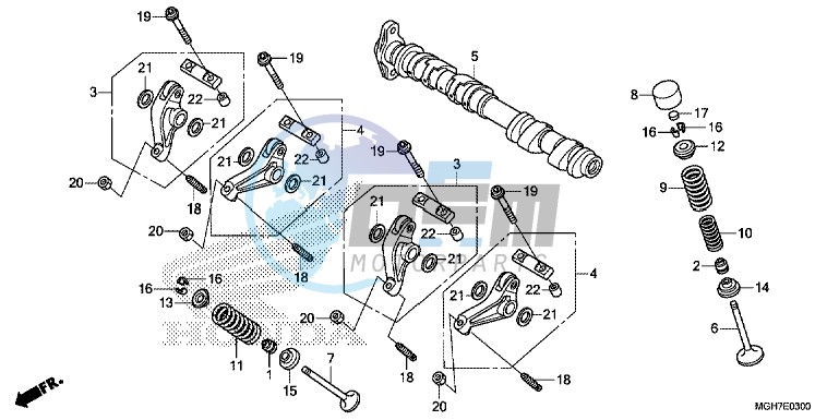 CAMSHAFT/ VALVE (FRONT)