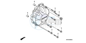 CB600F9 France - (F / CMF 25K) drawing GENERATOR COVER