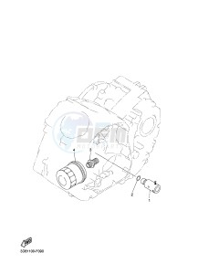 XVS1300A MIDNIGHT STAR (11C7) drawing OIL CLEANER