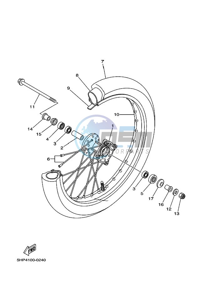 FRONT WHEEL