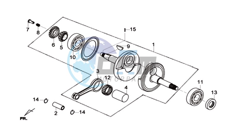 CRANKSHAFT  / PISTON / PISTON RING