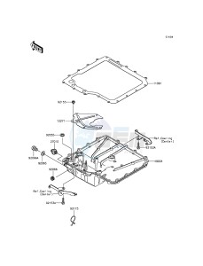 1400GTR ABS ZG1400EFF FR GB XX (EU ME A(FRICA) drawing Oil Pan