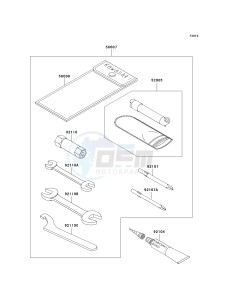 KVF 650 A [PRAIRIE 650 4X4] (A1) [PRAIRIE 650 4X4] drawing OWNERS TOOLS