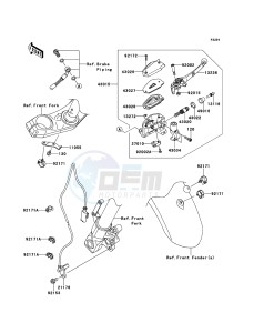 VERSYS_ABS KLE650DBF GB XX (EU ME A(FRICA) drawing Front Master Cylinder