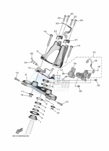 XP560D TMAX TECH MAX (B7M7) drawing STEERING