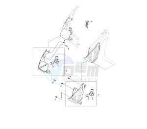 YP R X-MAX ABS 250 drawing FLASHER LIGHT