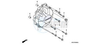 CB600FA39 Europe Direct - (ED / ABS ST 25K) drawing GENERATOR COVER