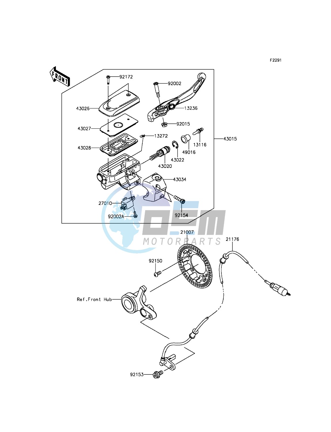 Front Master Cylinder