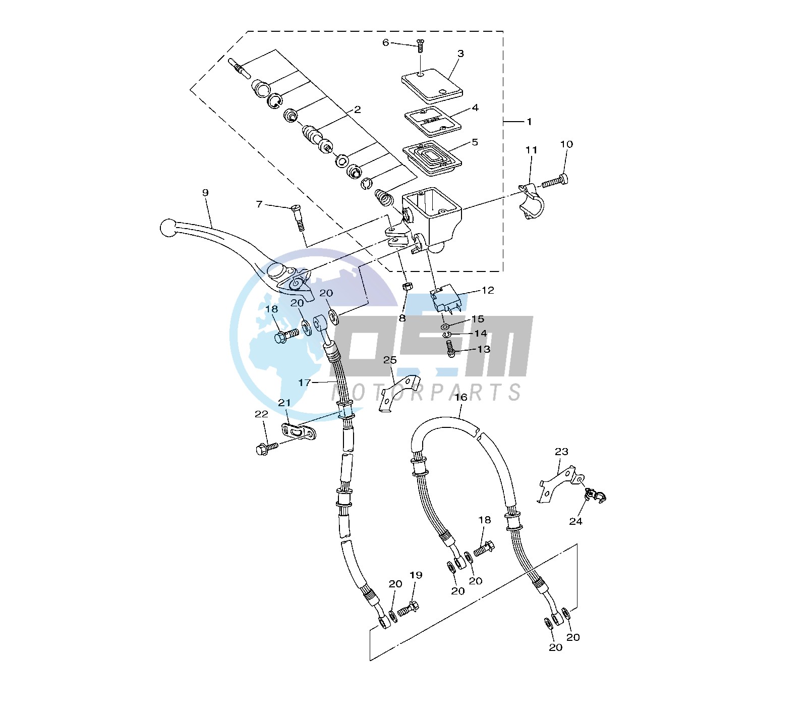 FRONT MASTER CYLINDER