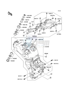 NINJA ZX-12R ZX1200B6F FR GB XX (EU ME A(FRICA) drawing Frame