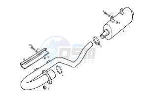 SENDA R - 125 drawing SILENCER